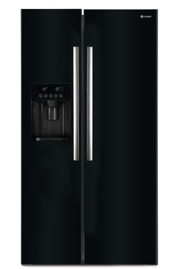 CAPLE AMERICAN FRIDGE FREEZER CAFF206BK/SS CAPLE AMERICAN FRIDGE FREEZER CAFF206BK/SS