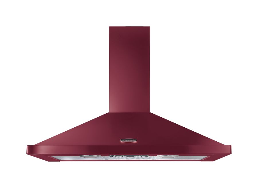 Rangemaster 110cm Chimney Hood Cranberry Chrome Rangemaster 110cm Chimney Hood Cranberry Chrome