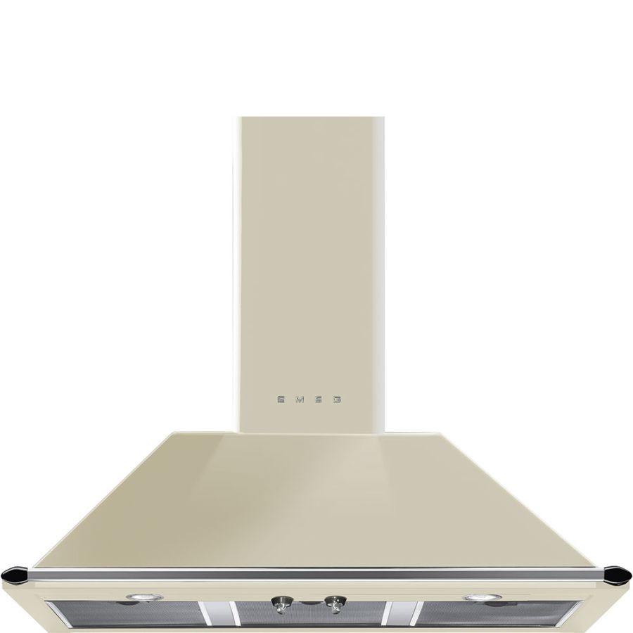 Smeg 100cm Cream Victorian Chimney Hood Smeg 100cm Cream Victorian Chimney Hood