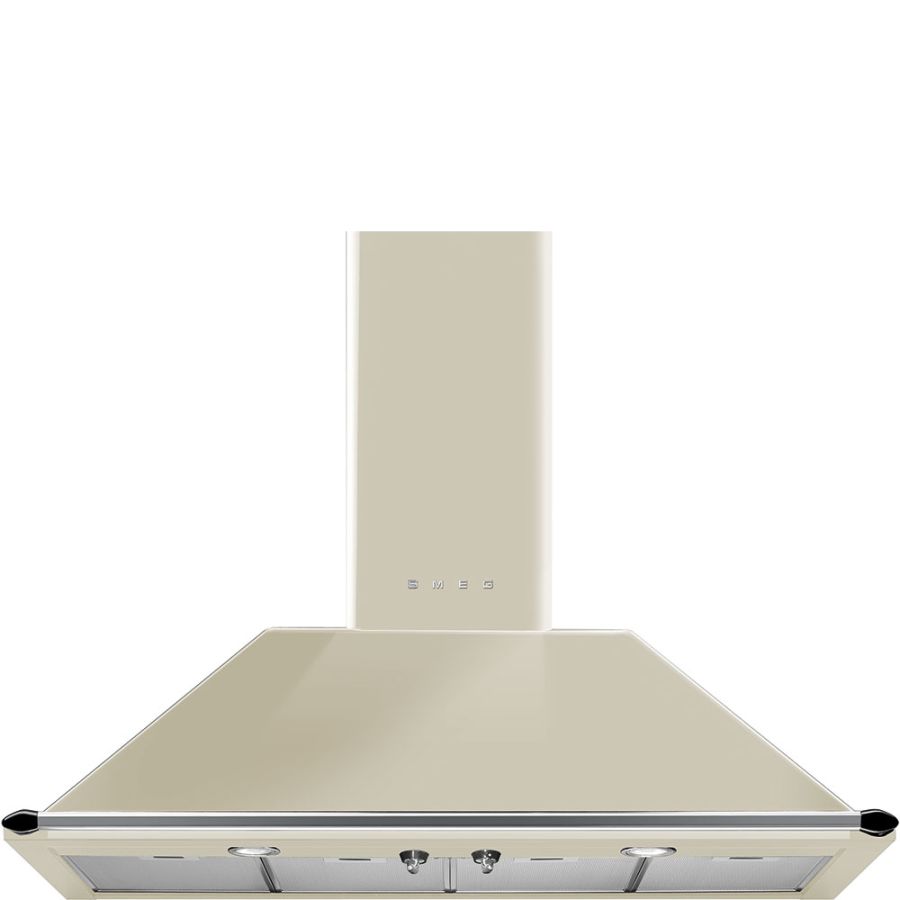 Smeg 110cm Cream Victorian Chimney Hood Smeg 110cm Cream Victorian Chimney Hood