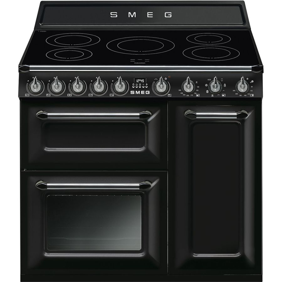 Smeg Victoria 90cm Black Induction Rangecooker Smeg Victoria 90cm Black Induction Rangecooker