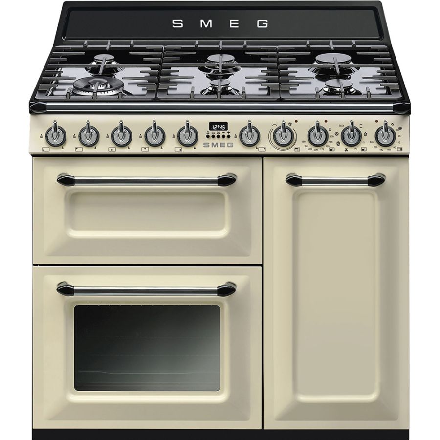 Smeg Victoria 90cm Cream Dual Fuel Rangecooker Smeg Victoria 90cm Cream Dual Fuel Rangecooker