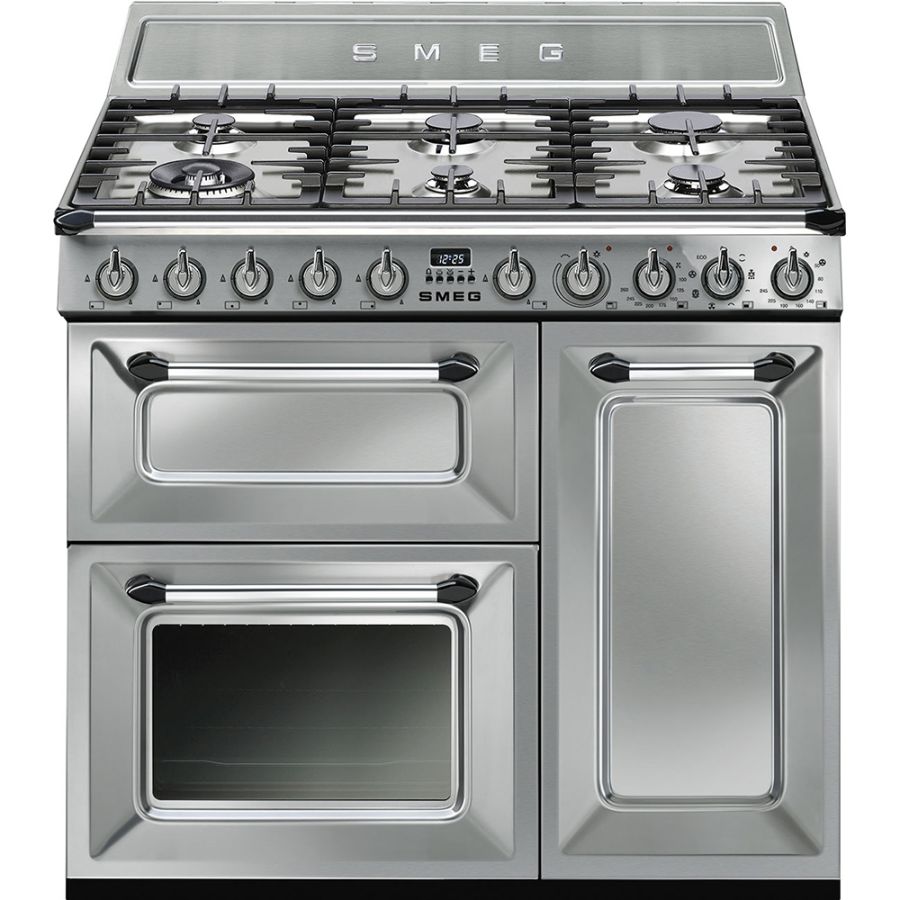 Smeg Victoria 90cm Stainless Steel Dual Fuel Rangecooker Smeg Victoria 90cm Stainless Steel Dual Fuel Rangecooker