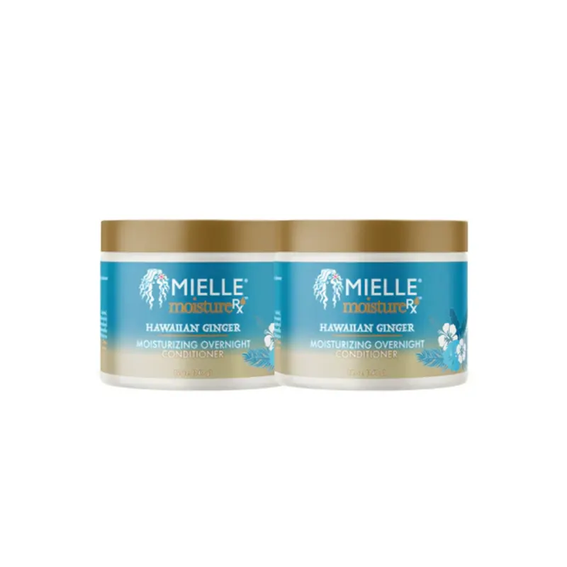 Mielle Moisture RX Hawaiian Ginger Moisturizing Overnight Conditioner Duo - Puregleam