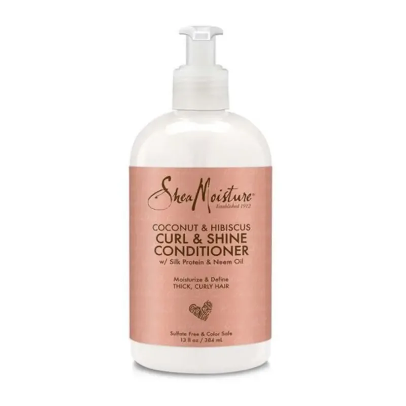 Shea Moisture Coconut And Hibiscus Curl And Shine Conditioner - Tidal Beauty
