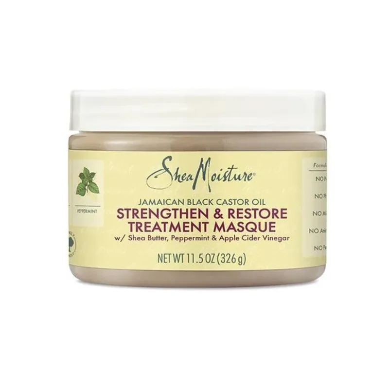 Shea Moisture Jamaican Black Castor Oil Strengthen Grow And Restore Treatment Masque - Tidal Beauty
