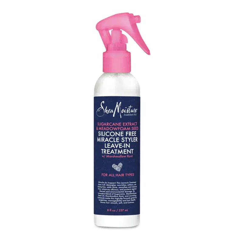 Shea Moisture Sugarcane Extract & Meadowfoam Silicone free miracle styler leave-in treatment - Tidal Beauty