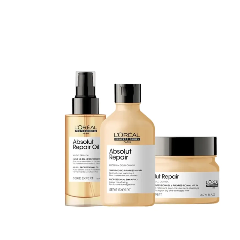 L’oreal Professional Quench & Conquer Routine Bundle - Tidal Beauty