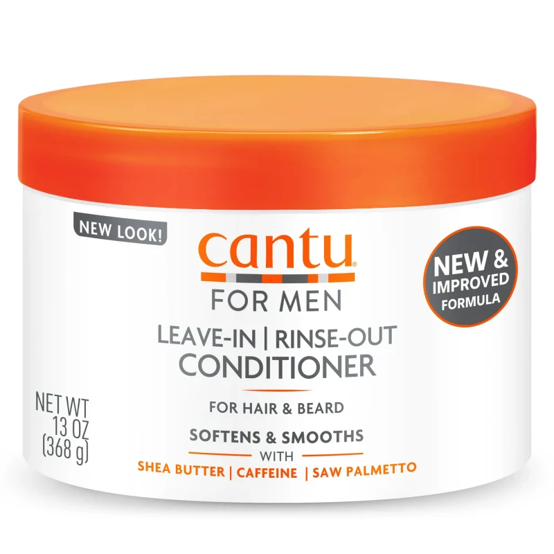 Cantu for Men Leave-In or Rinse-Out Conditioner for Hair & Beard - Tidal Beauty