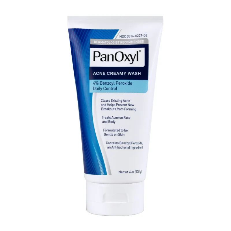 PanOxyl Acne Creamy Wash 4% Benzoyl Peroxide - Tidal Beauty
