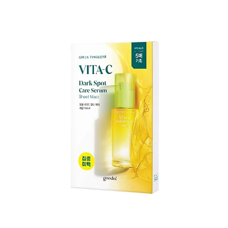 GOODAL Green Tangerine Vita C Dark Spot Care Serum Sheet Mask - Tidal Beauty
