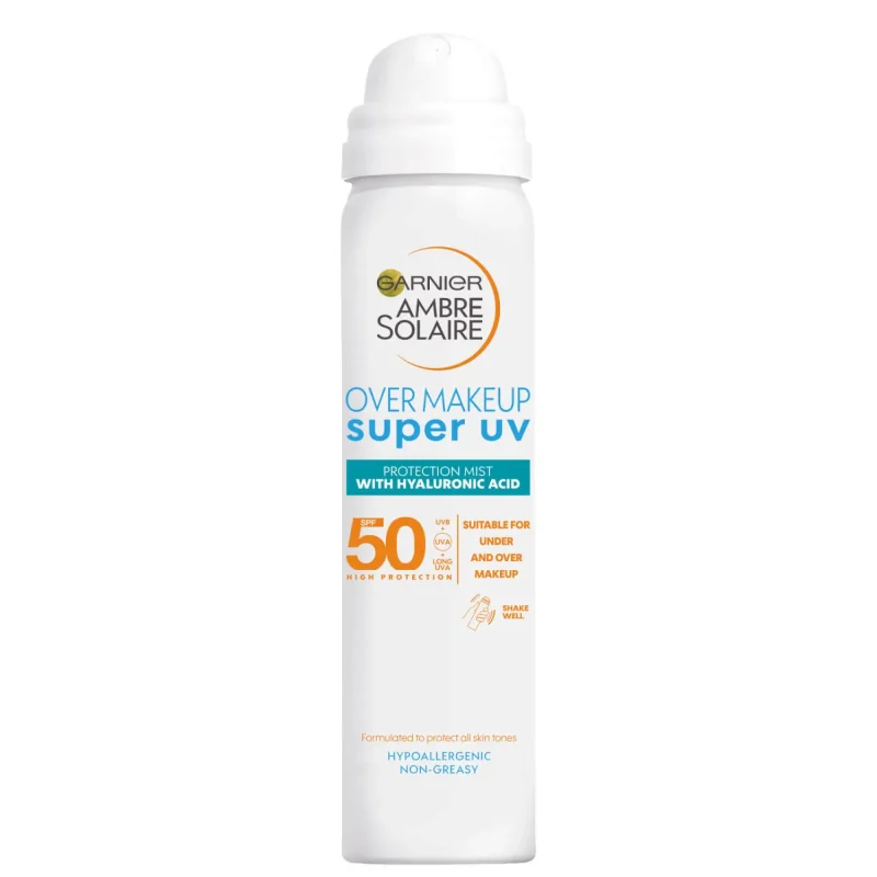 Garnier Ambre Solaire Over Makeup Super UV Protection Mist SPF50 - Tidal Beauty