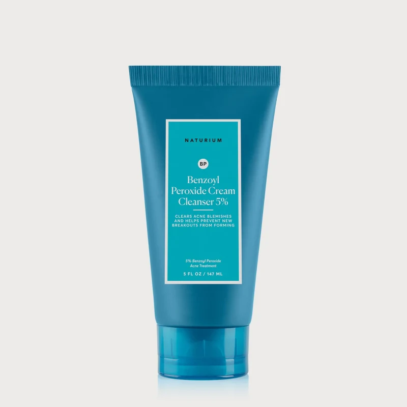 Naturium Benzoyl Peroxide Cream Cleanser 5% - Tidal Beauty