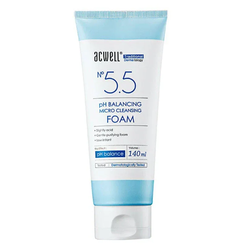 ACWELL No 5.5 pH Balancing Micro Cleansing Foam - Tidal Beauty
