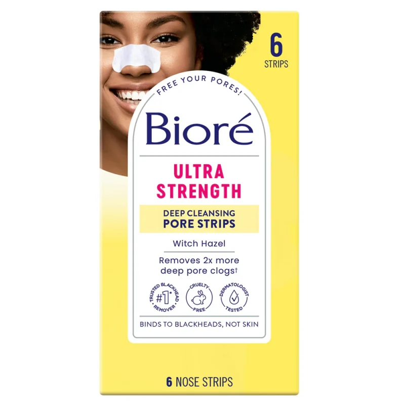 Biore Ultra Strength Deep Cleansing Pore Strips - Tidal Beauty