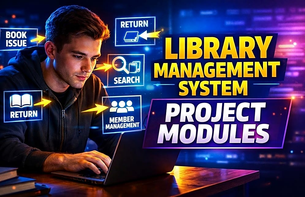Library Management System Project Modules: Complete Guide for Mini & Major Projects — cover image