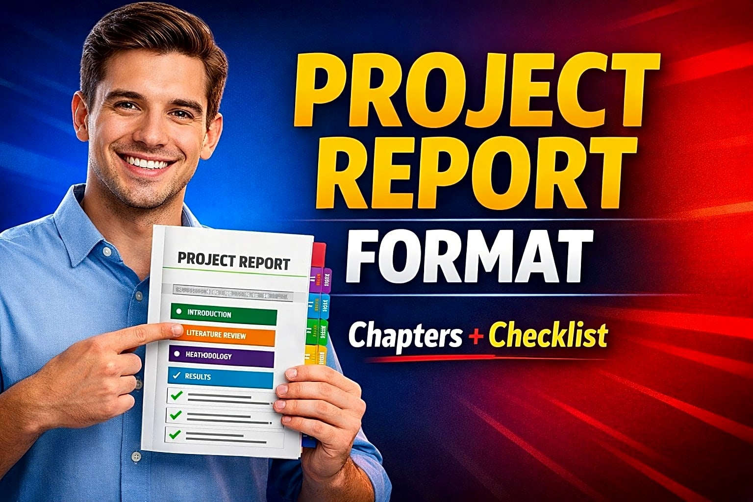 What Should Be Included in a Project Report? Full Format, Chapter-Wise Structure + Checklist — cover image