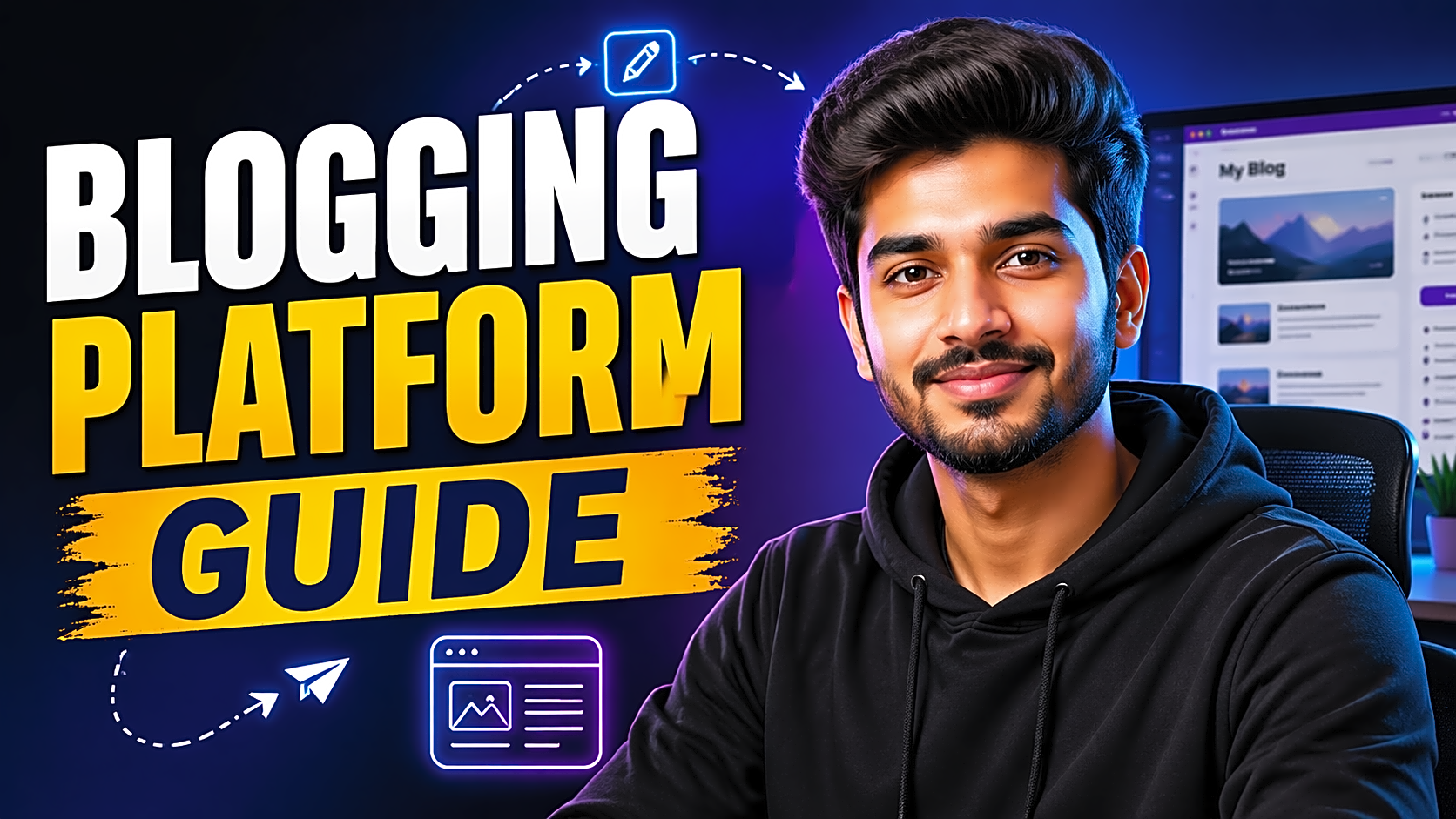 Blogging Platform Project Guide for Final Year Students (Modules, Tech Stack, ER Diagram & Report) — cover image