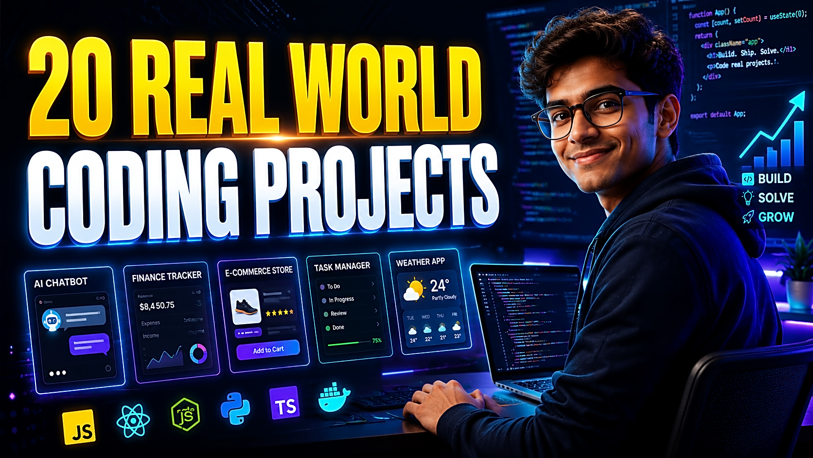 20 Real World Coding Projects for Final Year Students — cover image
