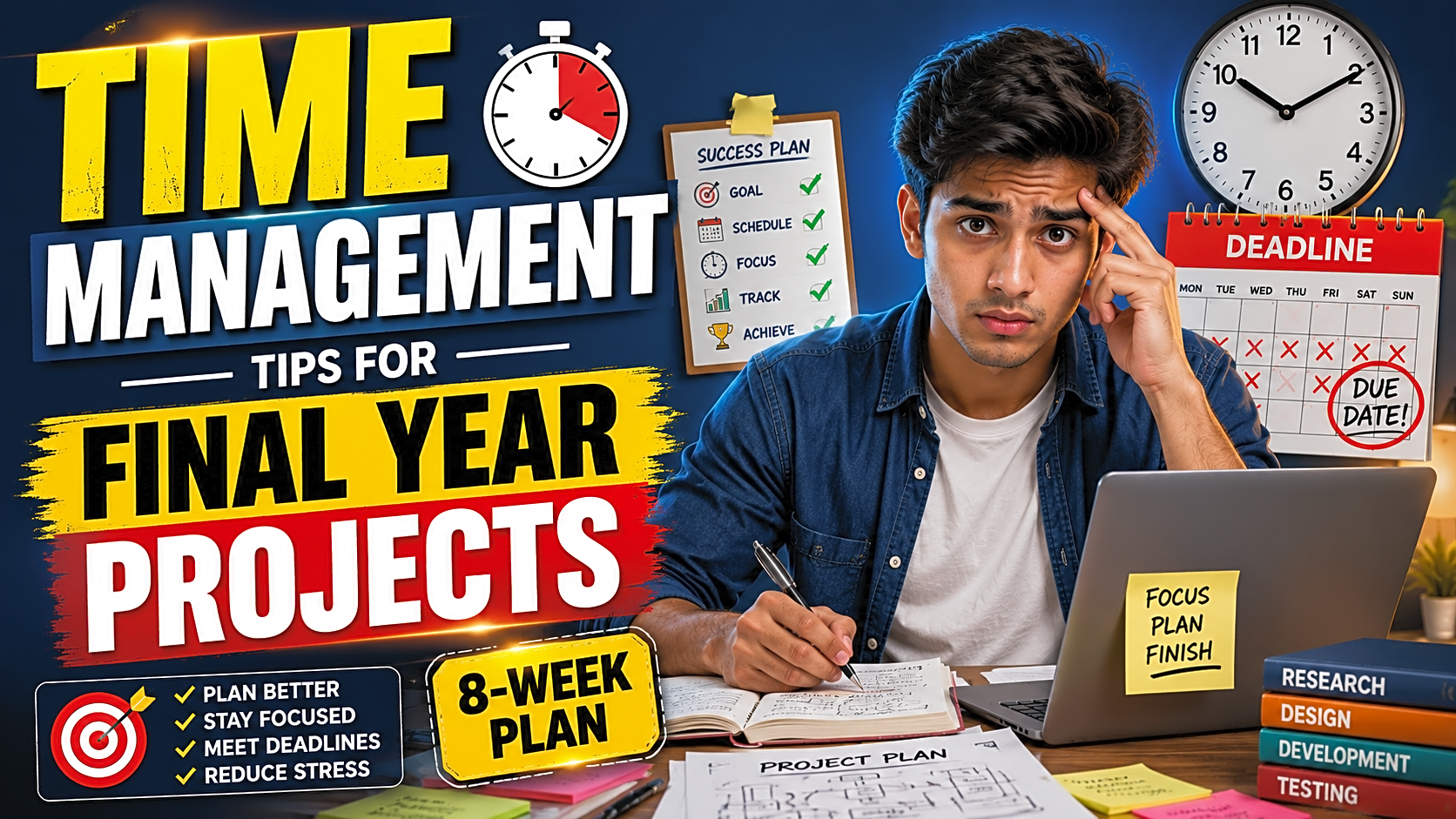 Time Management Tips for Final Year Projects: 8-Week Plan