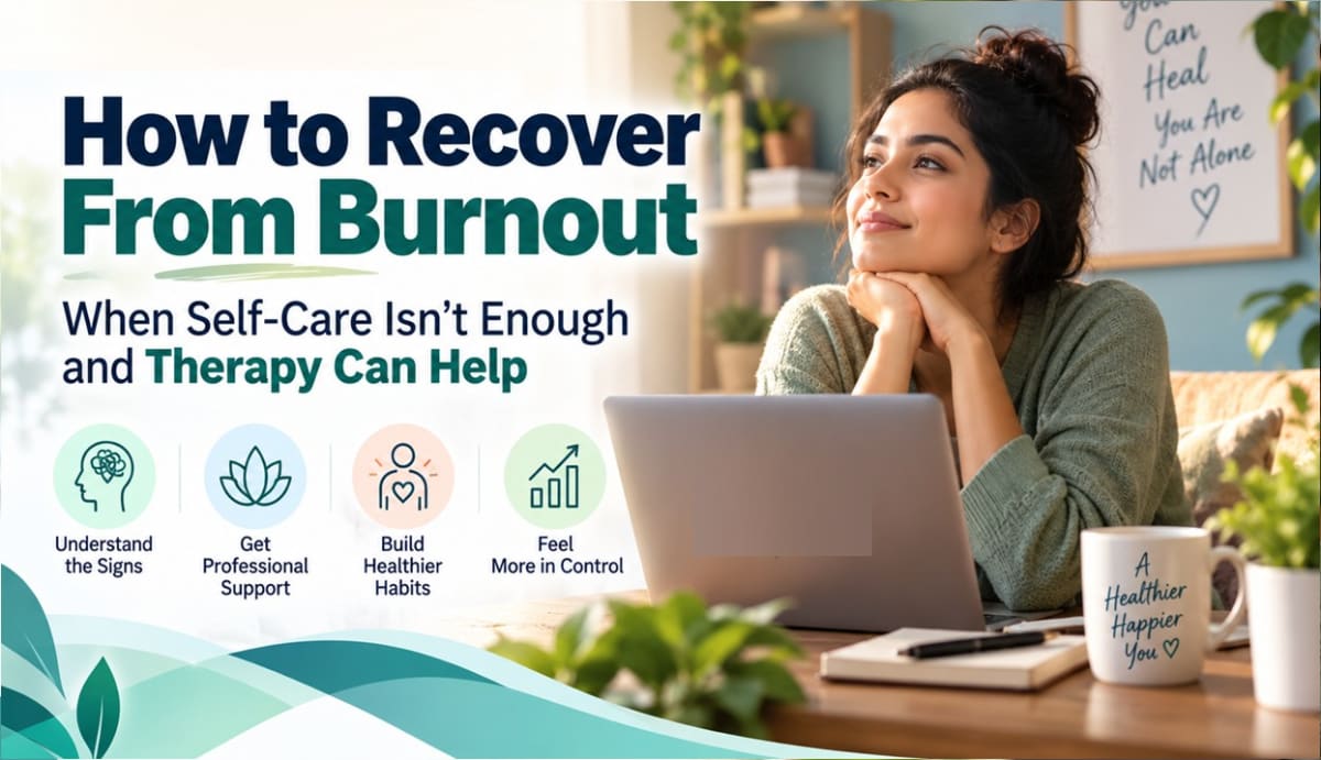 How to Recover From Burnout: When Self-Care Isn't Enough and Therapy Can Help