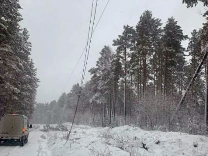 Снегопад и сильный ветер оставили без света тысячи людей в Иркутске и окрестностях