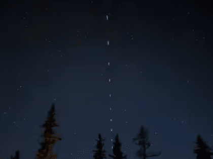 Спутники Илона Маска замечены в небе над Иркутском