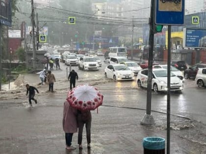 Дождливая погода во Владивостоке на выходных