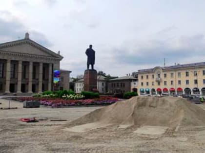 Реконструкция площади в Ангарске завершится в этом году