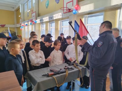 Открытие класса МВД в Усольском районе