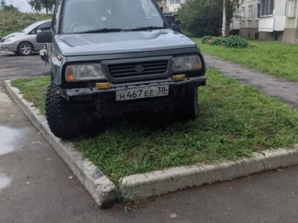В Иркутской области начнут штрафовать за парковку автомобилей на газонах