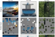 Masked autoencoder reconstructions on STL-10
