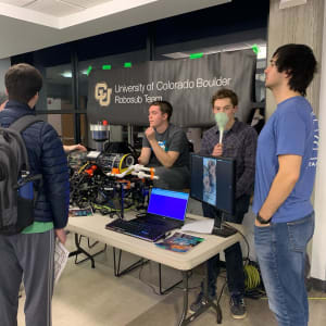 Labeling of components on the vehicle.