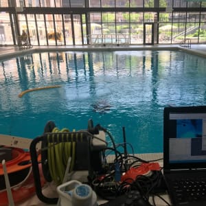 Labeling of components on the vehicle.