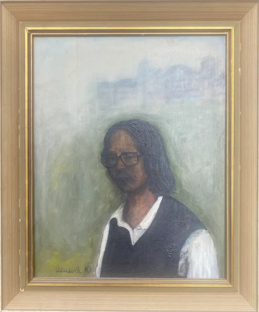 Handkeov portret koji je naslikao Zlatko Bocokić