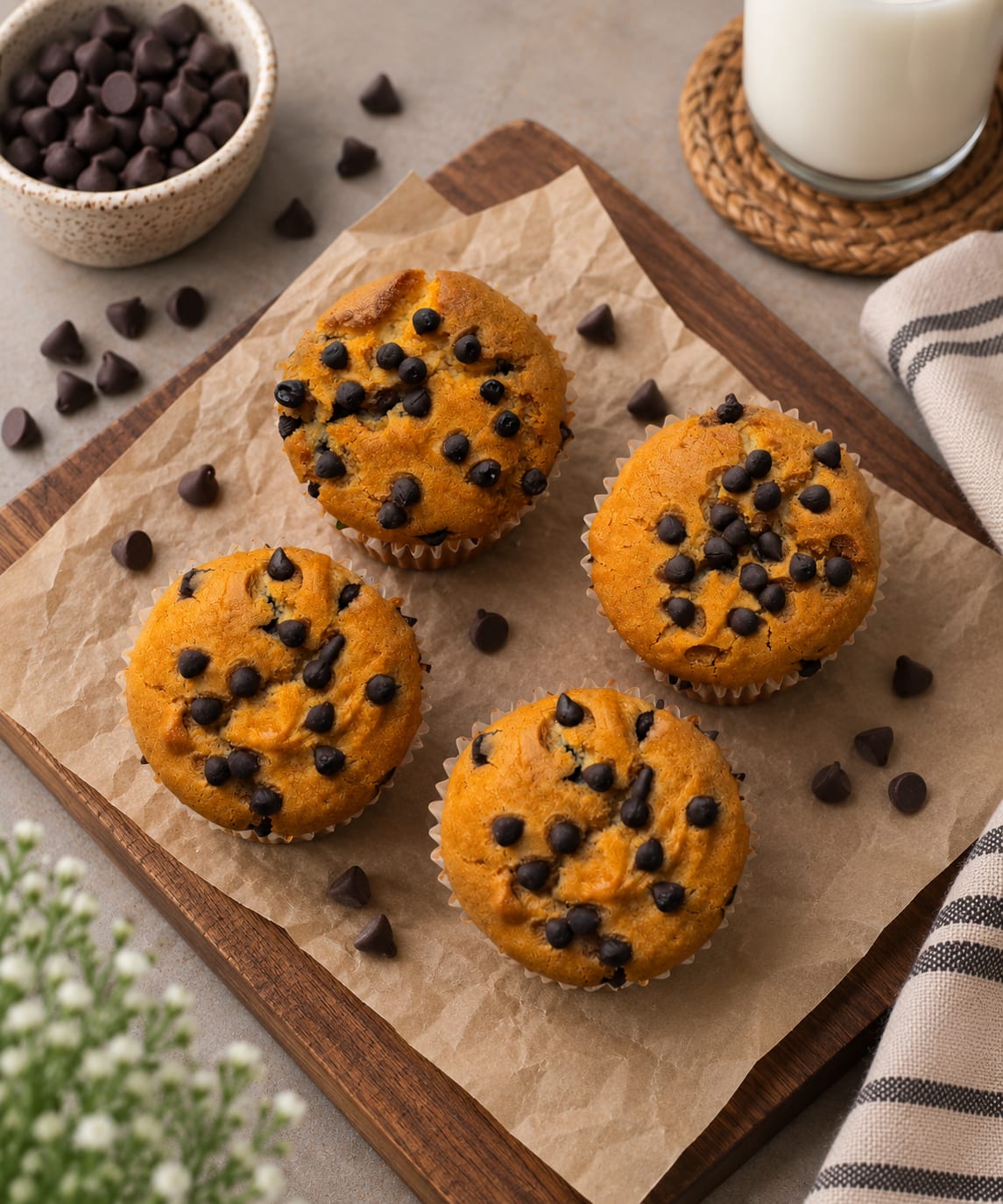 Choco Chip Muffins