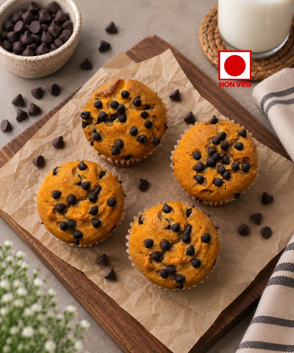 Choco Chip Muffins