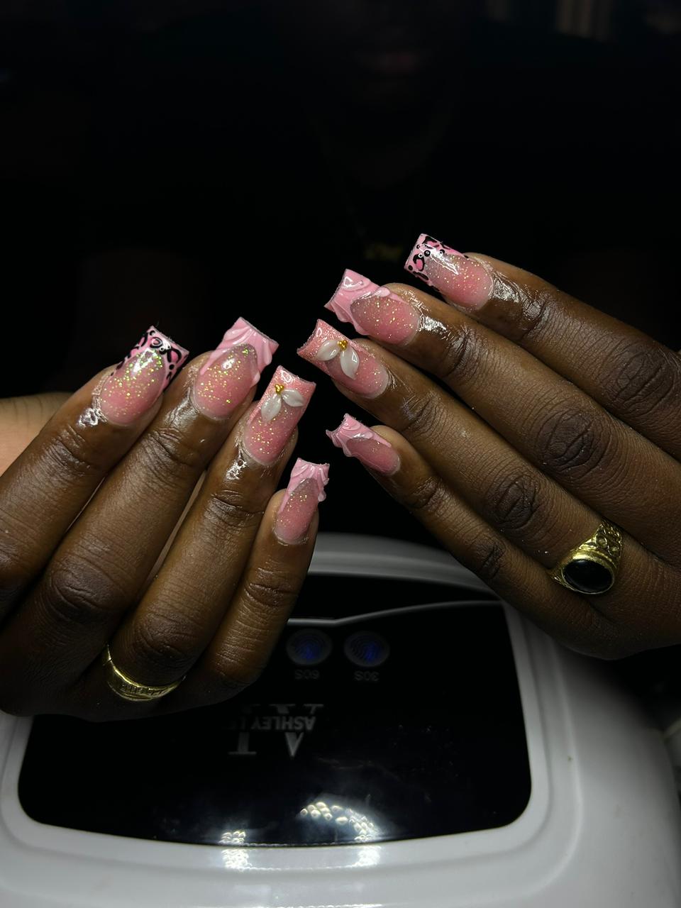🎀 Baib Acrylic Nails – Pink Princess Set 🎀