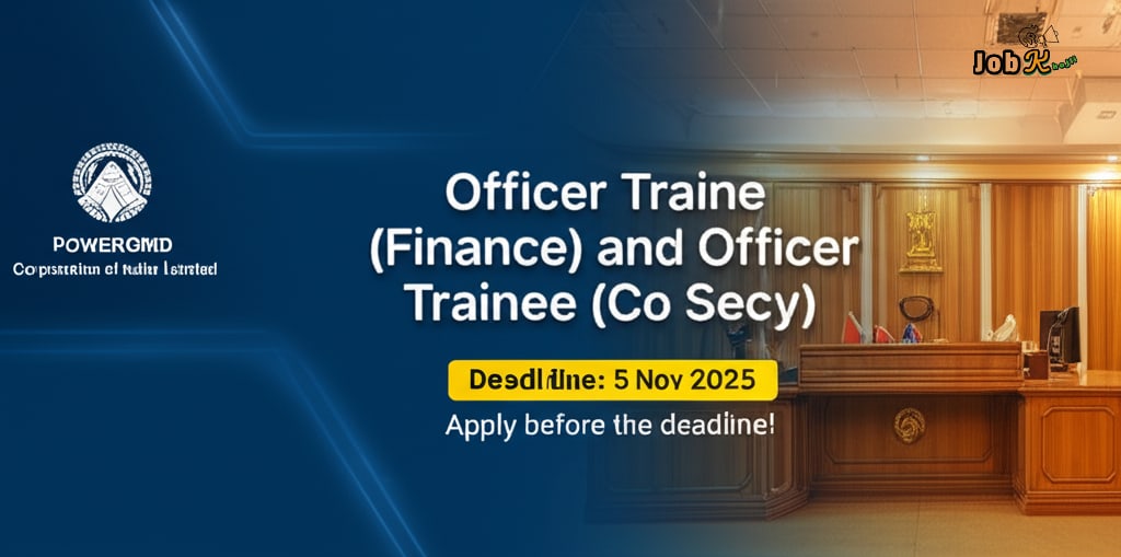 Recruitment of Officer Trainee (Finance & Co Secy) at POWERGRID