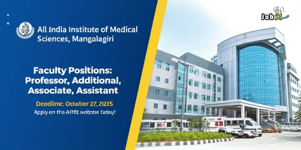 Faculty Posts (Professor, Associate/Assistant Professor) Direct Recruitment at AIIMS Mangalagiri