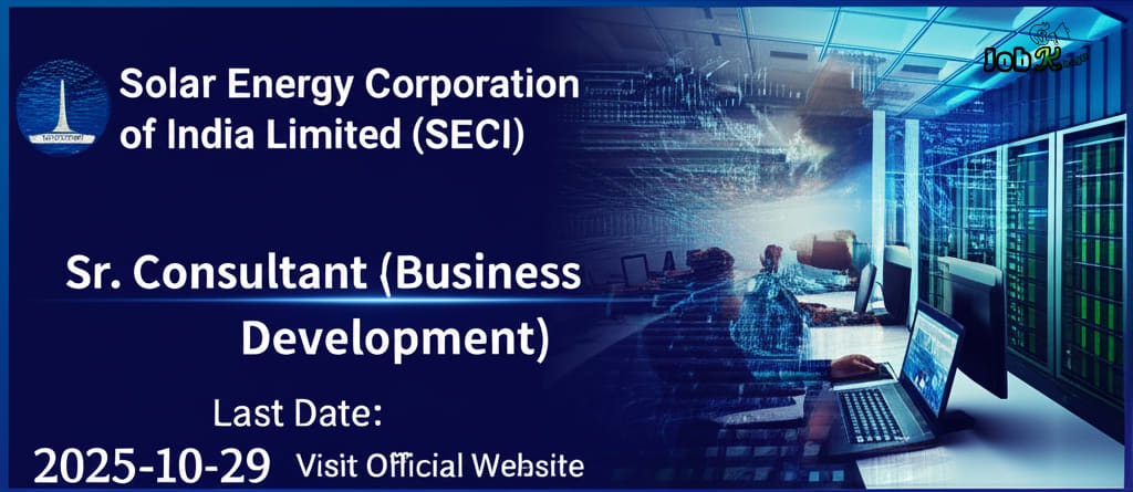 Sr. Consultant (Business Development) Jobs at Solar Energy Corporation of India Limited (SECI)