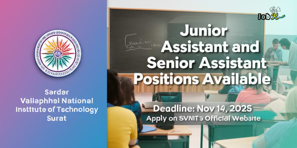 Recruitment for Non-Teaching Group 'C' Positions at SVNIT Surat