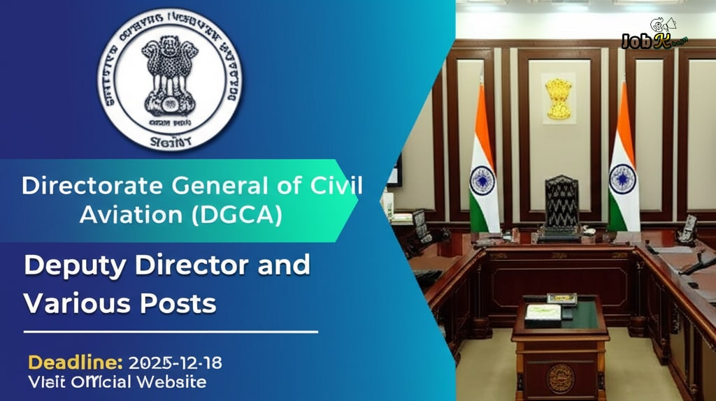 Deputy Director and Various Posts Recruitment at Directorate General of Civil Aviation (DGCA) 2025