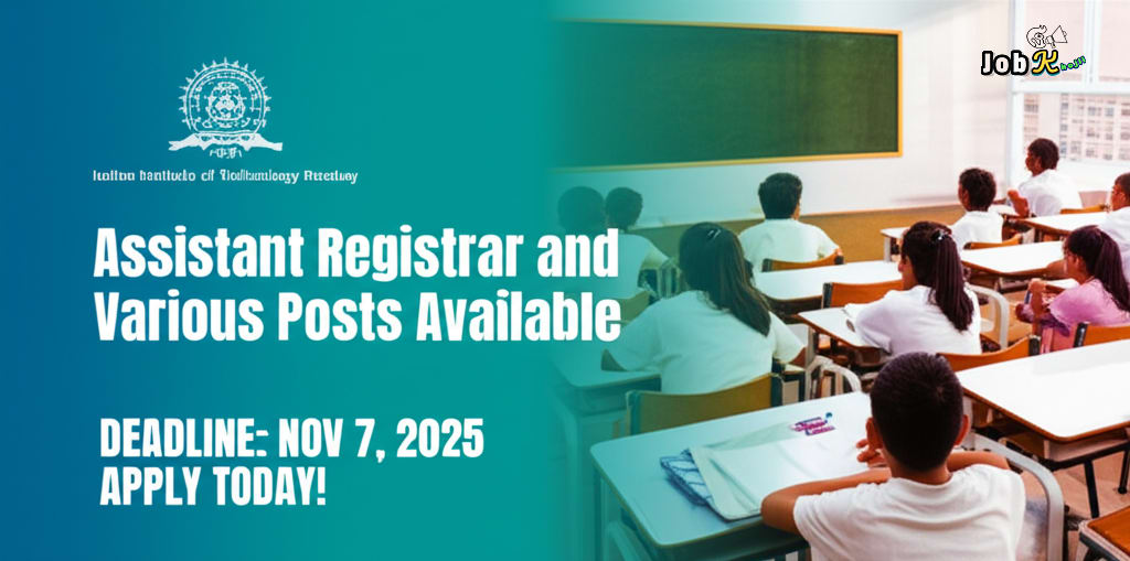 Assistant Registrar and Various Posts Recruitment at IIT Bombay 2025