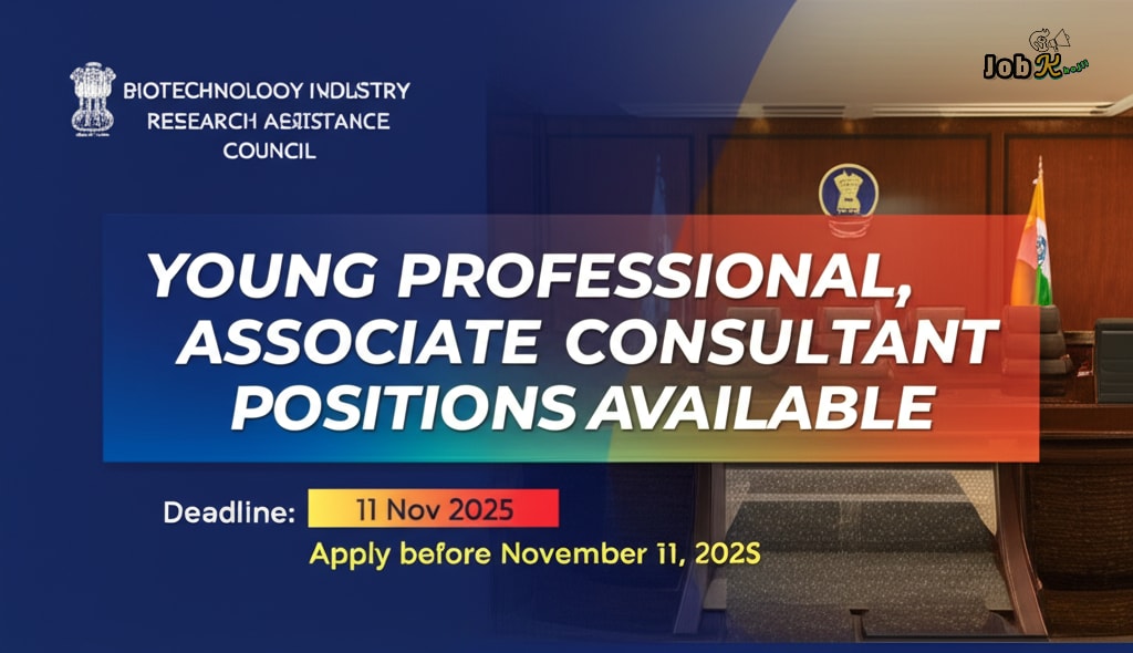 Young Professional & Associate Consultant Recruitment at BIRAC 2025
