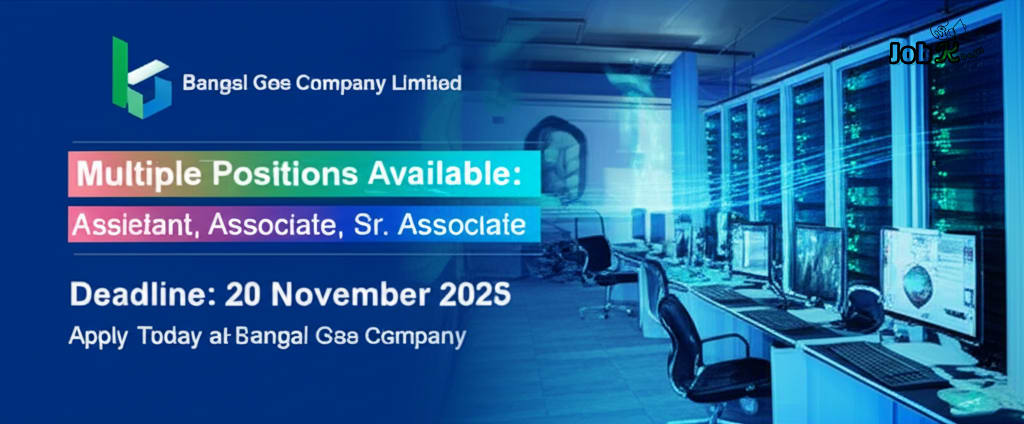 Multiple Positions (Assistant Associate, Associate, Sr. Associate) in Mechanical, Electrical, Instrumentation, Finance, C&P, Civil, HR, Law, BIS for Bengal Gas Company Limited