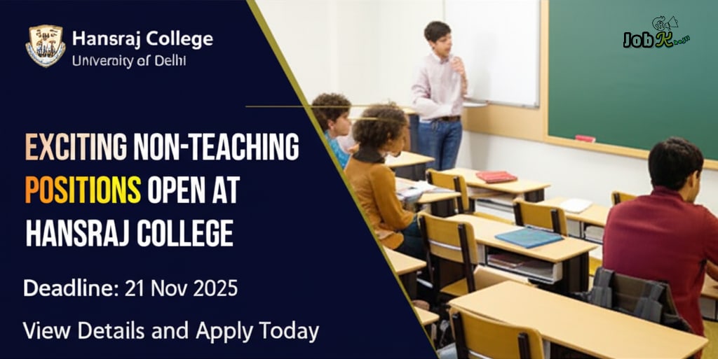 Non Teaching Posts Recruitment 2025 at Hansraj College
