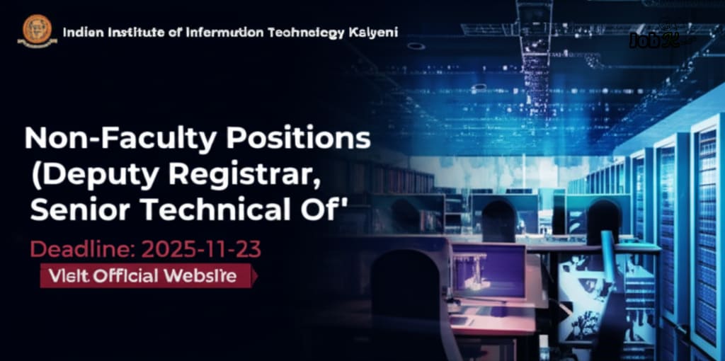 Non-Faculty Positions Recruitment at Indian Institute of Information Technology Kalyani (IIIT Kalyani)