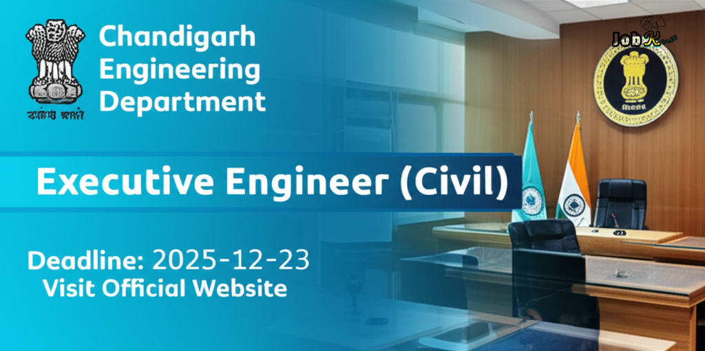 Executive Engineer (Civil) Recruitment at Chandigarh Engineering Department 2025