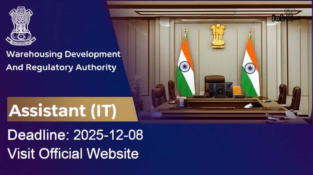 Assistant (IT) Recruitment at Warehousing Development And Regulatory Authority (WDRA) 2025